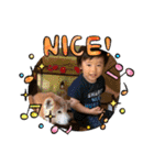 my son with sawako English.（個別スタンプ：8）