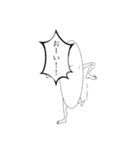 足だけが生えた謎生物スタンプ（個別スタンプ：14）