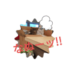 3 cat party（個別スタンプ：4）