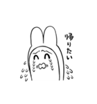 表情豊かなうさぎさんスタンプ（個別スタンプ：11）