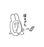 表情豊かなうさぎさんスタンプ（個別スタンプ：35）
