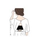 お し ゃ れ さ ん 。（個別スタンプ：7）