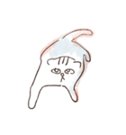 耳があんまりない猫のスタンプ（個別スタンプ：12）