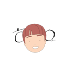 ボーイッシュガールの韓国語（個別スタンプ：3）
