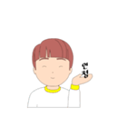 ボーイッシュガールの韓国語（個別スタンプ：23）