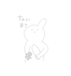 まぁまぁ使えるうさぎくん（個別スタンプ：3）