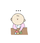 達観した赤ちゃん（個別スタンプ：20）