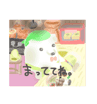 どうぶつさんとおいしそうなもの。（個別スタンプ：1）
