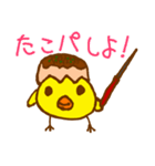 たこやきひよこ（個別スタンプ：1）