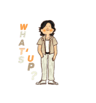 friendsスタンプ(Englishバージョン)（個別スタンプ：4）