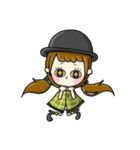 帽子を被っている女の子（個別スタンプ：11）