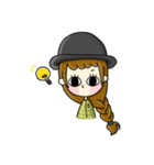 帽子を被っている女の子（個別スタンプ：12）
