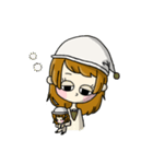 帽子を被っている女の子（個別スタンプ：17）