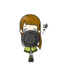 帽子を被っている女の子（個別スタンプ：18）