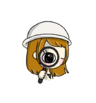 帽子を被っている女の子（個別スタンプ：22）