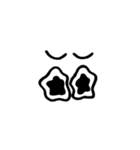 眉毛と目力。（個別スタンプ：22）