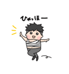 ポジティブ骨折社長（個別スタンプ：22）