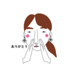 無表情な人たち（個別スタンプ：9）