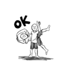 白い人型のナニカ（個別スタンプ：1）