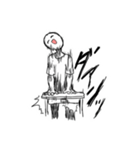 白い人型のナニカ（個別スタンプ：4）