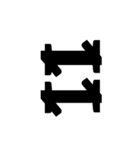 アーティスティックな数字（個別スタンプ：11）