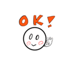 丸顔さんの表情③（個別スタンプ：2）