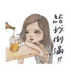 人生に疲れた女性の生活ドラマ（個別スタンプ：9）