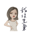 人生に疲れた女性の生活ドラマ（個別スタンプ：16）