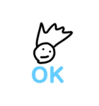 ボサボサくん！（個別スタンプ：3）