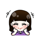 ぱっつんがーる（個別スタンプ：3）