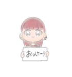 色鉛筆ぼやぼや（個別スタンプ：3）