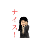 3人組の共同制作スタンプ（個別スタンプ：24）