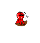 謎のリンゴくん！（個別スタンプ：4）