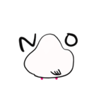 もちもち文鳥 ENGLISH（個別スタンプ：3）