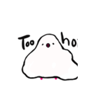 もちもち文鳥 ENGLISH（個別スタンプ：6）