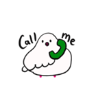 もちもち文鳥 ENGLISH（個別スタンプ：8）