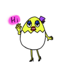 たまごマダム（個別スタンプ：2）