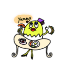 たまごマダム（個別スタンプ：3）