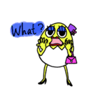 たまごマダム（個別スタンプ：17）