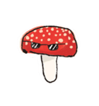 サングラスきのこ（個別スタンプ：8）