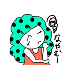 ドットヘアちゃん（個別スタンプ：9）