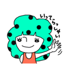 ドットヘアちゃん（個別スタンプ：11）