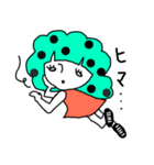ドットヘアちゃん（個別スタンプ：18）