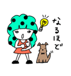 ドットヘアちゃん（個別スタンプ：23）