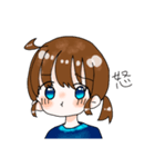 宇宙のような女の子（個別スタンプ：2）