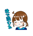 宇宙のような女の子（個別スタンプ：4）