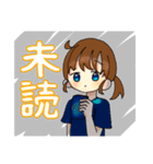 宇宙のような女の子（個別スタンプ：5）