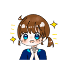 宇宙のような女の子（個別スタンプ：11）