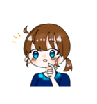 宇宙のような女の子（個別スタンプ：12）