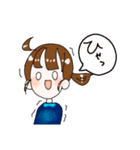 宇宙のような女の子（個別スタンプ：14）